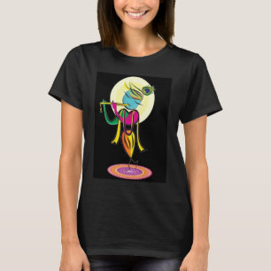 Artistic colourful Lord Shri Krishna with flute! T-Shirt