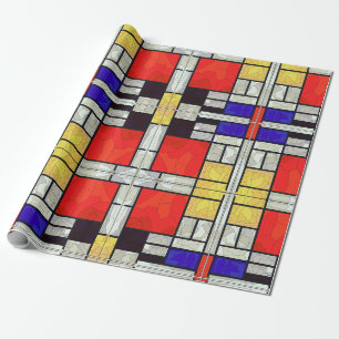 artistic colourful piece wrapping paper