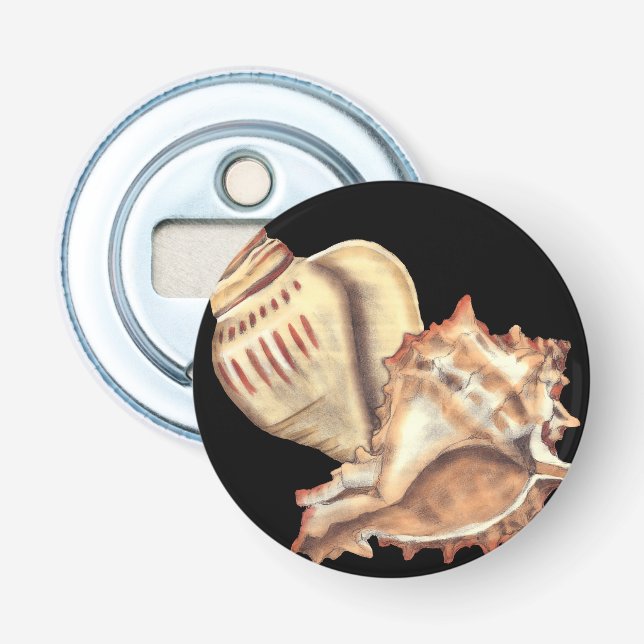 Artistic Conch Shells Bottle Opener (Front)