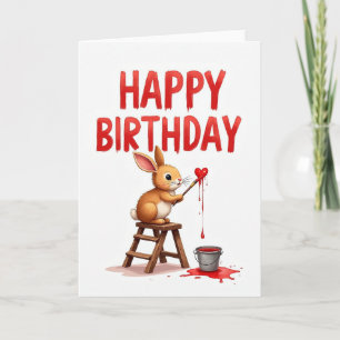 Artistic Creature Birthday Card