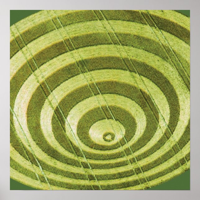 Artistic Crop Circle Poster (Front)