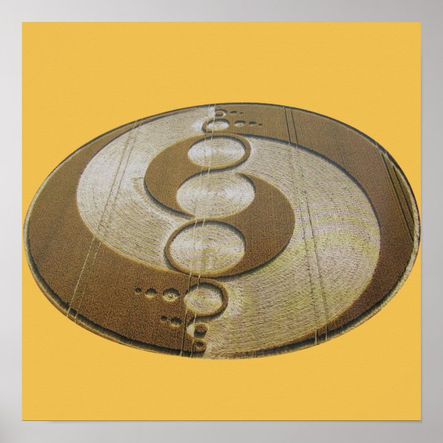 Artistic Crop Circle Poster (Front)