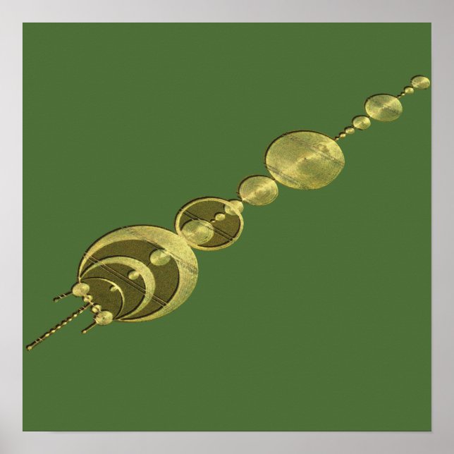 Artistic Crop Circle Poster (Front)