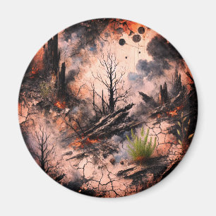 Artistic Custom Round Magnet