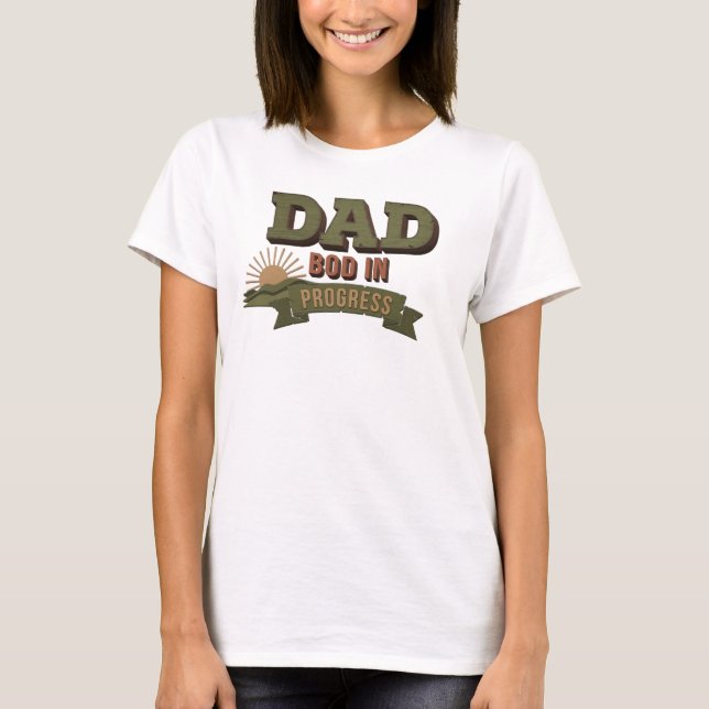 Artistic DAD BOG PROGRESS Expression T-Shirt (Front)