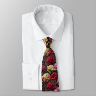 Artistic Dad Gifts Carnation Tie