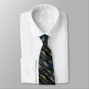 Artistic Dads Fathers Day Gifts Tiger Skin Tie