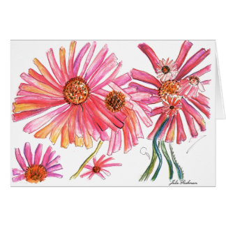 Artistic Daisy Card