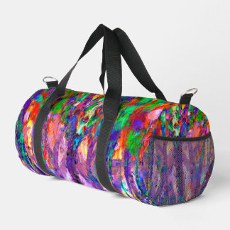 Artistic Dancing Colors Painting Duffle Bag