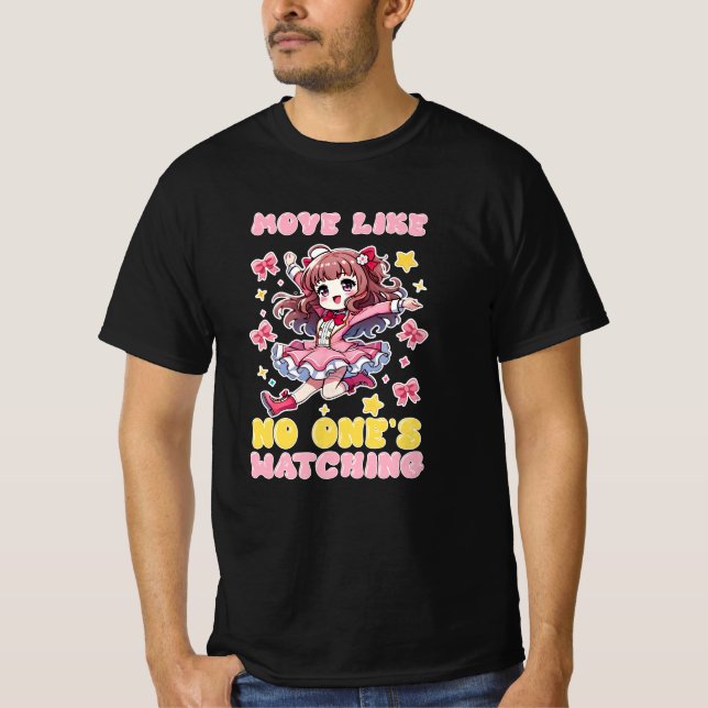 Artistic Dancing-Themed Artwork for Movers and Sha T-Shirt (Front)