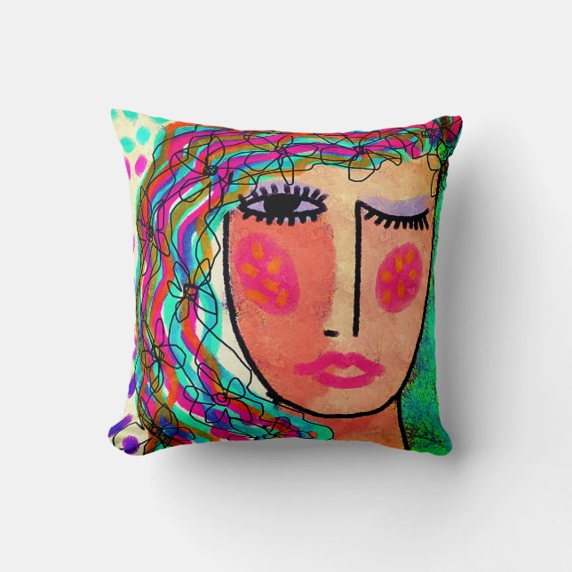 Artistic Decorative Pillow (Front)