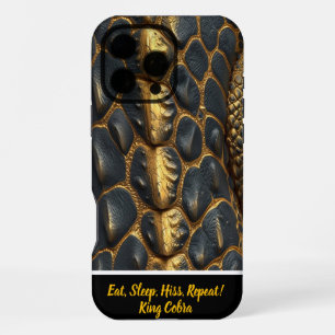 Artistic display of snake skin textures iPhone 16 pro max case