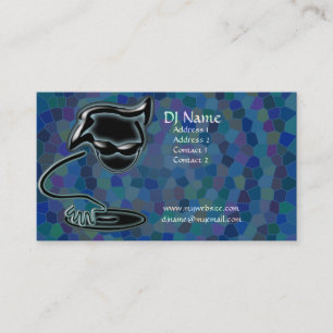 Artistic DJ Business Card 2