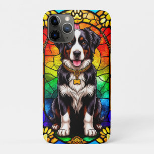 Artistic Dog Stained Glass Portrait Case-Mate iPhone Case