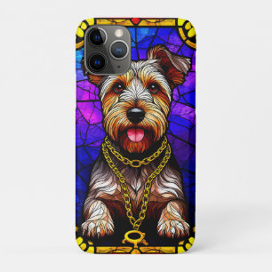Artistic Dog Stained Glass Portrait Case-Mate iPhone Case