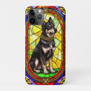 Artistic Dog Stained Glass Portrait Case-Mate iPhone Case