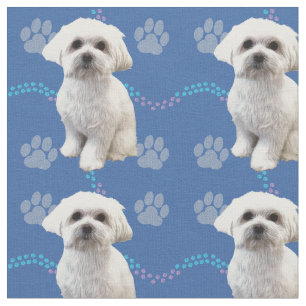 Artistic Dogs - Maltese v2 Fabric