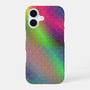 Artistic dots mosaic Apple iPhone Case