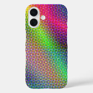 Artistic dots mosaic Apple iPhone Case