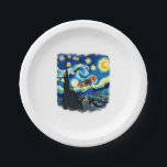 Artistic Dragonfly Shirt Van Gogh Starry Night Dra Paper Plate<br><div class="desc">Artistic Dragonfly Shirt Van Gogh Starry Night Dragonfly</div>