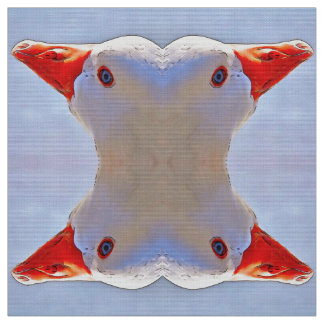 Artistic Duck Black Outline Art Tapestry Fabric