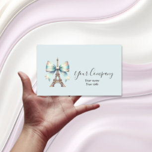 Artistic Eiffel Tower Business Card