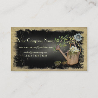 Artistic, Elegant- Water Can- Garden Things- Busin Business Card