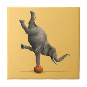Artistic Elephant Tile