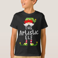 Artistic Elf Group Christmas Funny Pajama Party 