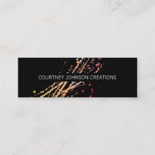 Artistic Expressive Mini Business Card