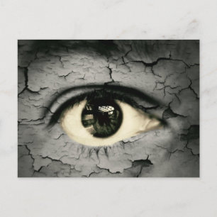 Artistic eye postcard