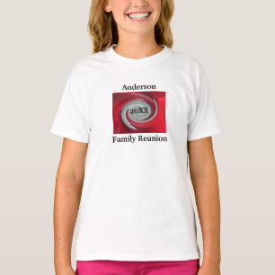 Artistic Family Reunion Abstract Swirl Keepsake T-Shirt