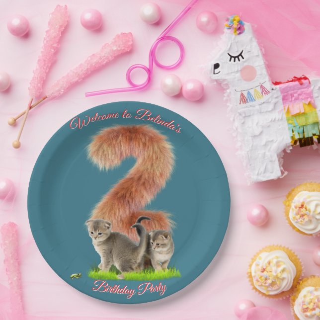 Artistic Fantasy, Bird Drawings in Colour Paper Plate (Party)