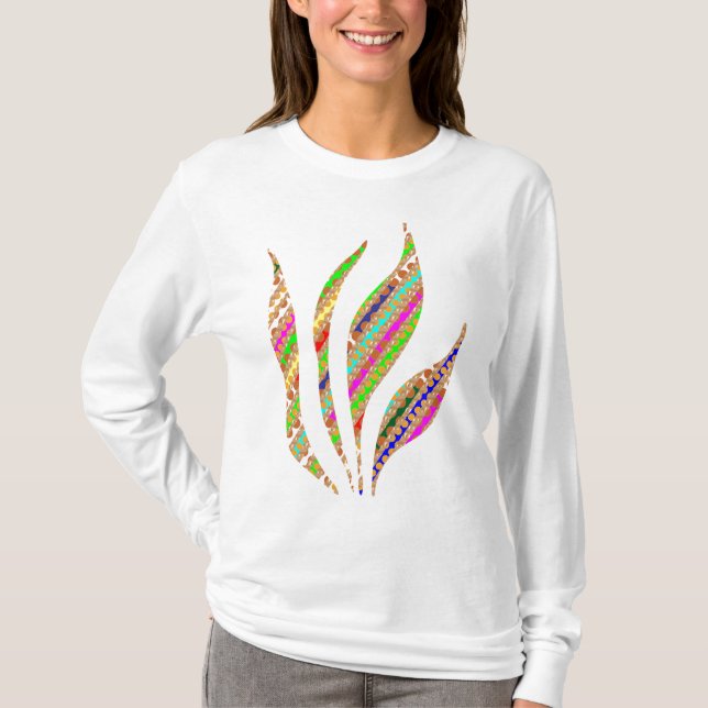 Artistic FIRE FLAME Keep spiritual energy flowing T-Shirt (Front)