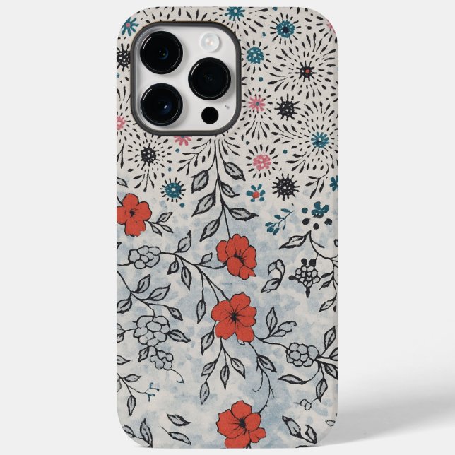 Artistic floral cell cover (Back)
