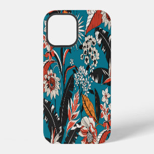 Artistic Floral Deco: Vintage Seamless Pattern iPhone 12 Case