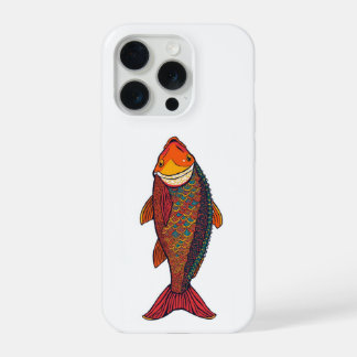 Artistic Folk Art Fish with Intricate Phone Case