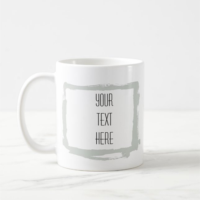Artistic Frame Create Your Own Coffee Mug (Left)