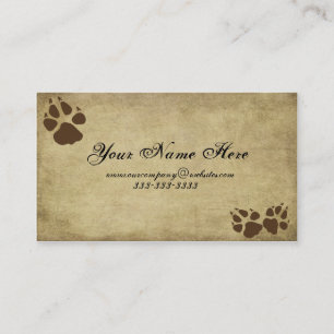Artistic & Fun- Doggy Prints- Business Card