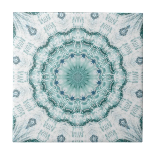 Artistic Geometric Sea Star Ceramic Bathroom Tile (Front)