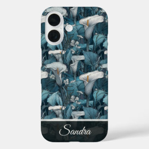 Artistic Girls Gift Calla Lilies Floral Custom iPhone 16 Case