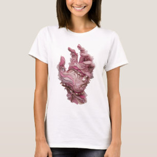 Artistic Gold ABSTRACT ART Artistic Motif T-Shirt