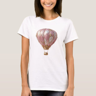 Artistic Gold PRINCESS AIR BALLOON 3D Text Art T-Shirt