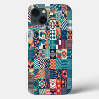  Artistic Grid Collage iPhone / iPad case