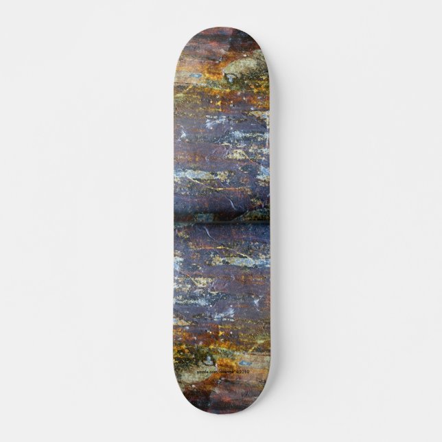 Artistic Grungy Wall Skateboard (Front)