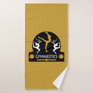 Artistic gymnastics Sports T-Shirt Bath Towel