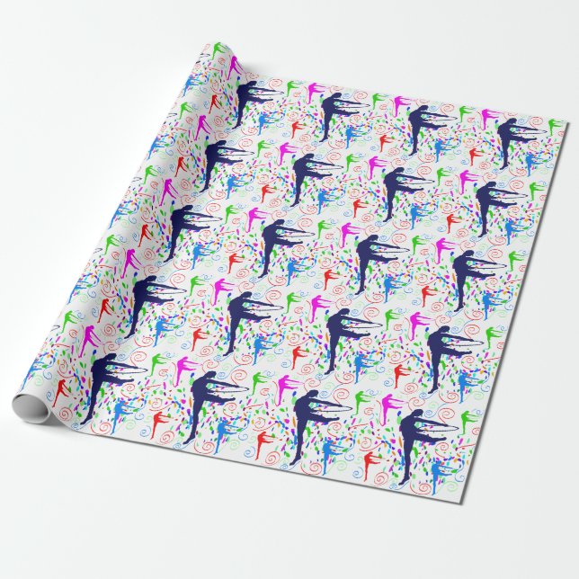 Artistic Gymnastics       Wrapping Paper (Unrolled)
