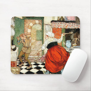 Artistic hand draw background Multicolor Mouse Pad