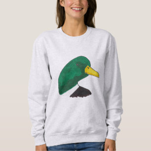 Artistic Hand-drawn Mallard Duck Sweatshirt