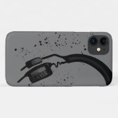 Artistic Headphone Graphic hip hop Music and Beat Case-Mate iPhone Case (Back (Horizontal))